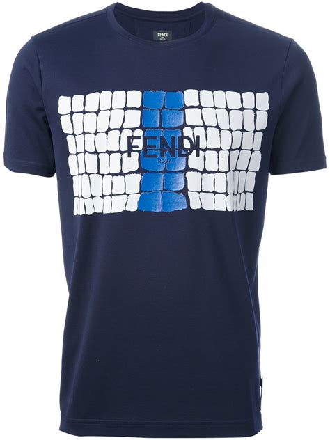 fendi shirt men|Fendi men's printed t shirts.